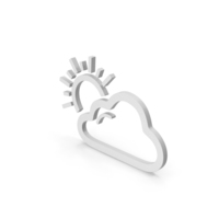 Symbol Weather Mainly Cloudy PNG & PSD Images