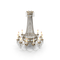 Classic Chandelier for Hotel Lobby and Ballrooms. PNG & PSD Images