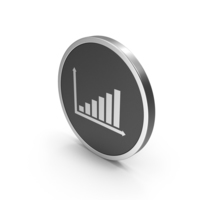 Silver Icon Graph PNG & PSD Images