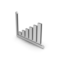 Symbol Graph Silver PNG & PSD Images