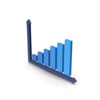 Symbol Graph Blue PNG & PSD Images
