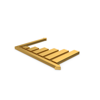 Gold Graph Symbol PNG & PSD Images