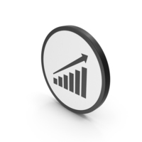 Icon Graph With Arrow PNG & PSD Images