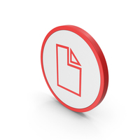 Icon Electronic File Red PNG & PSD Images