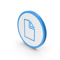 Icon Electronic File Blue PNG & PSD Images