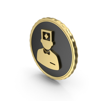 Logo Doctor Nurse Gold PNG & PSD Images