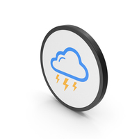 Icon Weather Thunderstorm PNG & PSD Images