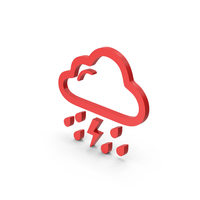 Symbol Rain And Thunderstorm PNG & PSD Images