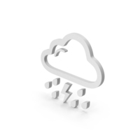 Symbol Rain And Thunderstorm PNG & PSD Images