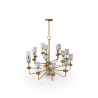 Hudson Valley Wentworth 31 inch Wide Aged Brass Chandelier PNG & PSD Images