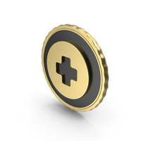 Logo Medical Plus Gold PNG & PSD Images