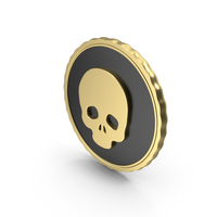 Logo Skull Gold PNG & PSD Images