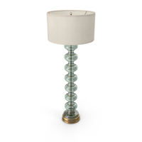 Jasmine Glass Floor & Table Lamp PNG & PSD Images