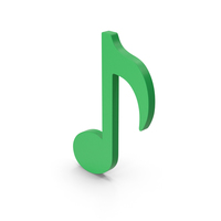 Symbol Music Note Green PNG & PSD Images