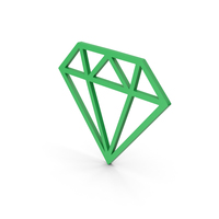 Symbol Diamond Green PNG & PSD Images