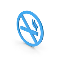 Symbol No Smoking Blue PNG & PSD Images