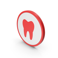 Icon Tooth Red PNG & PSD Images
