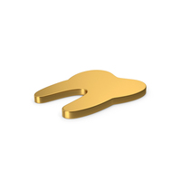 Gold Symbol Tooth PNG & PSD Images