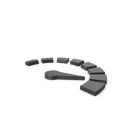 Black Symbol Speedometer PNG & PSD Images