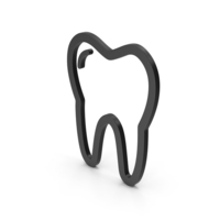 Symbol Tooth Black PNG & PSD Images