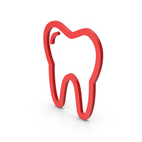 Symbol Tooth Red PNG & PSD Images