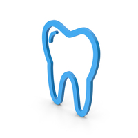 Symbol Tooth Blue PNG & PSD Images