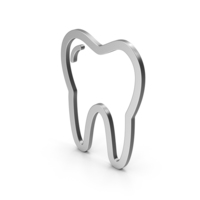 Symbol Tooth Silver PNG & PSD Images