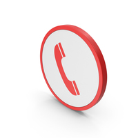 Icon Phone Call Red PNG & PSD Images