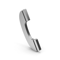 Symbol Phone Call Silver PNG & PSD Images