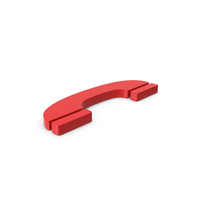 Red Symbol Phone Call PNG & PSD Images