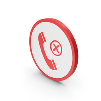 Icon Call Hang Up Red PNG & PSD Images