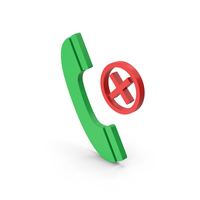 Symbol Call Hang Up Green Red PNG & PSD Images