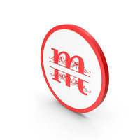 Icon Red Letter M PNG & PSD Images