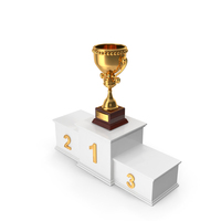 Trophy Cup and Podium PNG & PSD Images