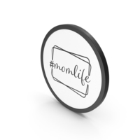 Hashtag Mom Life PNG & PSD Images