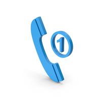 Symbol Missed Call Blue PNG & PSD Images