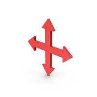 Symbol Move Button Red PNG & PSD Images