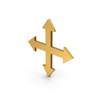 Symbol Move Button Gold PNG & PSD Images
