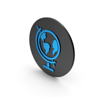 Globe Blue Icon PNG & PSD Images