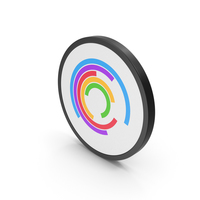 Icon Circular Chart Colored PNG & PSD Images