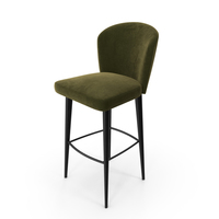 Minotti Aston Barstool and Counter Stool PNG & PSD Images