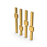 Symbol Adjustment Gold PNG & PSD Images