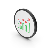 Icon Graph Colored PNG & PSD Images