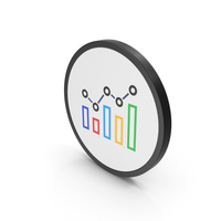Icon Graph Colored PNG & PSD Images