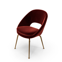 Orb Velvet Dining Chair Westelm PNG & PSD Images
