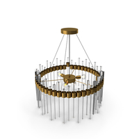 Orion Glass Crystal Chandelier PNG & PSD Images