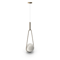 Pendant Lamp Loop Brass PNG & PSD Images