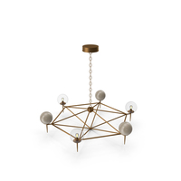 Rowan G Milky  Glass Pendant Chandelier PNG & PSD Images