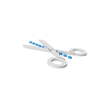 Line Cut Scissors Symbol PNG & PSD Images
