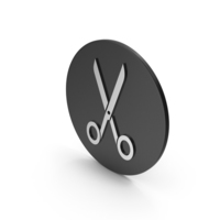 Scissors Silver Icon PNG & PSD Images